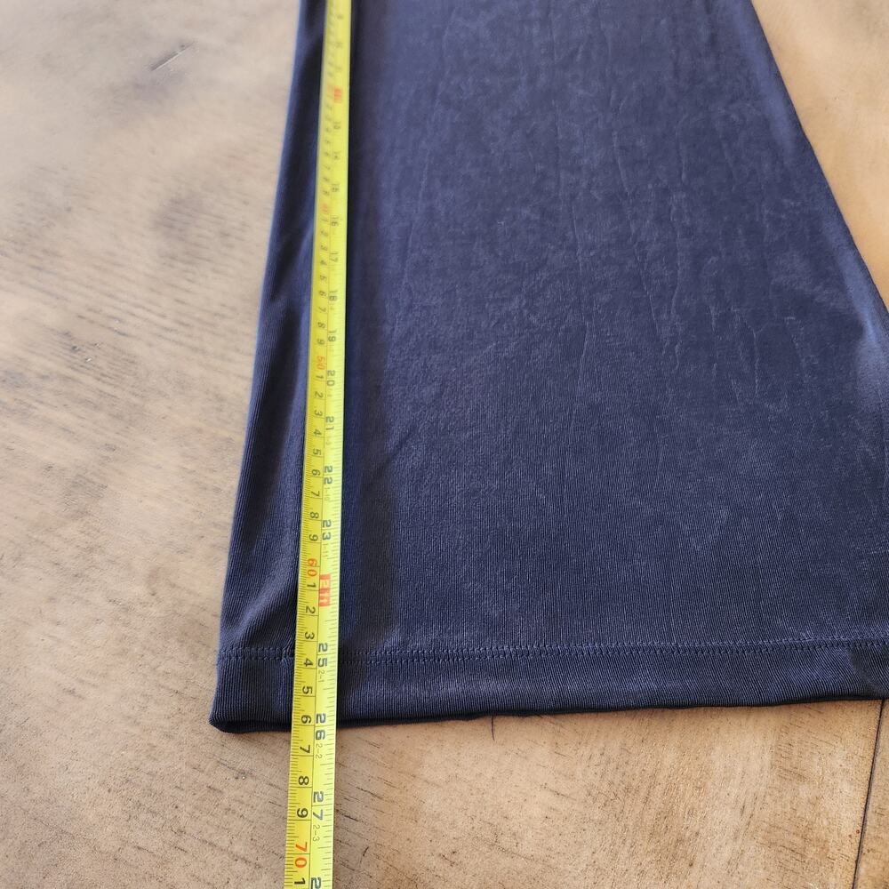 Chicos Travelers Pants Women 1S Chocolate Brown Slinky Knit Elastic Waist Dressy - Picture 15 of 16